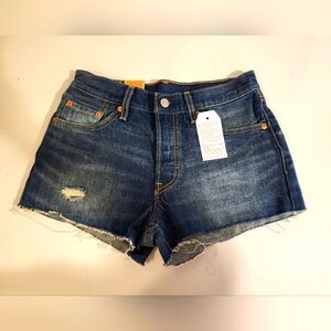 Levi's 501 button fly shorts